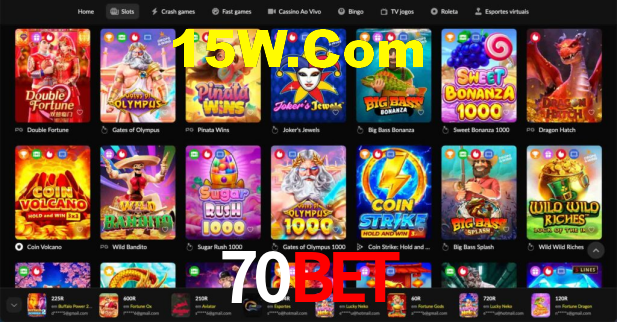 70Bet: Seu Cassino Premiado com Pagamentos Rápidos